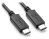 8WARE UC-3001CC-FC USB3.1 Type-C to USB Type-C M/M Cable - 5A/100W, 1mUSB3.1 Type-C (Male) to USB Type-C (Male)