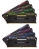 Corsair 64GB (8x8GB) PC4-21300 (2666MHz) DDR4 RAM - 16-18-18-36 - Vengeance RGB Series2666MHz, 288-Pin DIMM, RGB Lighting, Anodized Aluminium Heat Spreader, XMP2.0, 1.2V