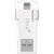PhotoFast 16GB MAX Gen2 Flash Drive - USB2.0/Lightning, White24MB/s Read, 17MB/s Write(USB)