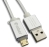 Amber MUB-L01 USB Sync & Fast Charge Cable - 1.2m, SilverUSB Type-A(Male) to micro-USB(Male)