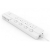 AeroCool ASA PowerStrip 4 Individual Power Switches AC Outlet w. 5 USB Charging Ports - White