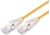 Comsol 30cm 10GbE Ultra Thin Cat6A UTP Snagless Patch Cable LSZH (Low Smoke Zero Halogen) - Yellow