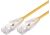 Comsol 0.5m 10GbE Ultra Thin Cat6A UTP Snagless Patch Cable LSZH (Low Smoke Zero Halogen) - Yellow