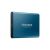 Samsung 500GB T5 Portable SSD - Alluring Blue - USB3.1 Type-CUp to 540MB/s, Password Security