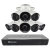 Swann SWNVK-1685808 16-Channel Security SystemIncludes NVR-8580 4K Ultra HD NVR w. 2TB-HDD, NHD-885MSB 4K Thermal Sensing Bullet Cameras(8)