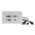 Alogic 1 X HDMI 1 X VGA 1 X USB & 1 X 3.5mm Audio Clipsal 2000 White Wall Plate with Panel Mount Cables