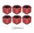 ThermalTake Pacific C-PRO G1/4 PETG Tube 16mm OD Compression Fitting - 6-Pack, Red