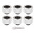 ThermalTake Thermaltake Pacific C-PRO G1/4 PETG Tube 16mm OD Compression Fitting - 6-Pack, White