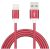 Astrotek USB Lightning Data Sync Charge Cable - 1m, RedTo Suit iPhone/iPad Air/Mini iPod