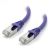 Alogic 10GbE Shielded CAT6A LSZH Network Cable - 0.3M, Purple
