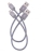 STM Elite Series Sync Charge Cables 2 Pack - 20cm - Grey