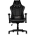 AeroCool AER-TGC22-B Gaming Chair - Black Leatherette, Butterfly Mechanism, 350mm Metal Base, Class 4, 80mm Gas Lift, 60mm Nylon Wheels