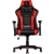 AeroCool AER-TGC22-B Gaming Chair - Black/Red Leatherette, Butterfly Mechanism, 350mm Metal Base, Class 4, 80mm Gas Lift, 60mm Nylon Wheels