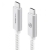 Alogic USB 2.0 USB-C to USB-C Cable - Charge & Sync - Male to Male - Prime Series - 3m - Silver