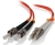 Alogic LC-ST Multi Mode Duplex LSZH Fibre Cable - 62.5/125 OM1 - 5M