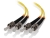 Alogic ST-ST Single Mode Duplex LSZH Fibre Cable - 09/125 OS1 - 3M
