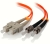 Alogic SC-ST Multi Mode Duplex LSZH Fibre Cable - 62.5/125 OM1 - 3M