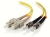 Alogic SC-ST Single Mode Duplex LSZH Fibre Cable - 09/125 OS1 - 10M