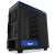 NZXT H440 Mid Tower Case -  No PSU, Black/Blue USB3.0(2), USB2.0(2), HD-Audio, 120mm Fan(3), 140mm Fan(2), ATX