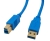 Cabac H40USB3AMBM3 USB 3.0 Cable - Type A-Male to Type B-Male - 3m, Gold/Blue