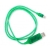 8WARE 1m LED Light Up Visible Flowing Micro USB Charging Cable - Green