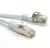 Astrotek CAT6A Shielded Ethernet Cable 1m - Grey/White Color 10GbE RJ45 Ethernet Network LAN S/FTP LSZH Cord 26AWG PVC Jacket