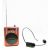 Generic Portable Bluetooth Voice Amplifier - RedIncludes Wireless FM Headset & Wired Headset