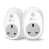 TP-Link HS100 KIT Kasa Smart Wi-Fi Plug 2-Pack 802.11b/g/n, 2.4GHz, 1T1R, Remote Access, Scheduling, Energy Monitoring, Away Mode