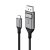 Alogic USB-C (Male) to DisplayPort (Male) Cable - Ultra Series - 4K 60Hz - 2m - Space Grey
