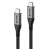 Alogic Super Ultra USB 2.0 USB-C to USB-C Cable - 5A/480Mbps - 0.3m - Space Grey