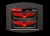 Team 16GB (2x8GB) PC4-22400 2666MHz DDR4 RAM  - CL15-17-17-45 - Red Heatspreader - T-Force Dark Series
