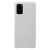 Samsung Galaxy S20+ Leather Cover - Silver