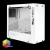 EVGA DG-76 Mid-Tower Gaming Case - NO PSU, Alpine White Fans(3), 2 Sides Tempered Glass, RGB LED, Control Board