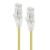 Alogic 0.30m Yellow Ultra Slim Cat6 Network Cable UTP 28AWG - Series Alpha