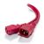 Alogic 1m IEC C13 to IEC C14 Computer Power Extension Cord Male to Female - Red