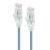 Alogic Ultra Slim Cat6 Network Cable, UTP, 28AWG, Series Alpha  - 3m - Blue - Retail