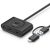 UGreen 4 Port USB 3.0 Hub with USB3.0/Type C Cable - Black 1M