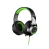 Edifier V4 Gaming Headsets - Green 7.1 Virtual Surround Soundcard, 24 Ohms, 103dB, LED, Metal Mesh Design, Retractable, Over-Ear-Style