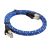 Microtech CAT7 High Speed 10Gbps Ultra-thin Flat Cable (Blue Braided) - 3M