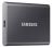 Samsung 500GB Portable SSD T7 Solid State Disk - Titan Gray USB3.2, Type-C, R/W(Max) 1,050MB/s, Aluminium Case