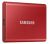 Samsung 2000GB (2TB) Portable SSD T7 Solid State Disk - Metallic Red USB3.2, Type-C, R/W(Max) 1,050MB/s, Aluminium Case