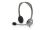 Logitech H111 Stereo Headset - Black 3.5mm multi-device, Stereo Sound, Rotating Microphone, Adjustable Headband