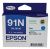Epson Epson T1072 (91N) Cyan Ink Cartridge - 215 pages