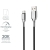 Cygnett Armoured USB-C to USB-A (2.0) Cable (2M) - Black(CY2682PCUSA),Braided,Samsung Galaxy,Apple iPhone,iPad,MacBook,Google,OPPO,Nokia,5 Yr. WTY.