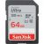 SanDisk 64GB SDXC Ultra UHS-I Class 10 , U1 Memory Card - Up to 120MB/s Read
