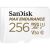 SanDisk 256GB Max Endurance Microsdxc Card SQQVR (120 000 HRS) UHS-I C10 U3 V30 100MB/S R 40MB/S W SD Adaptor SDSQQVR-256G-GN6IA