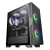 ThermalTake Versa T25 Tempered Glass Mid-Tower Chassis - Black, NO PSU USB3.0, USB2.0(2), HD Audio, Expansion Slots(7), Tempered Glass, SPCC