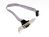 Generic DB9 Serial Header Cable with Low Profile Bracket - 75cm cable length
