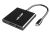 Volans VL-UCH3C2 Aluminium USB-C Multiport Adapter - Black USB-C, 4K HDMI, USB3.0