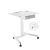 Brateck Height Adjustable Mobile Workstation With Drawer - White